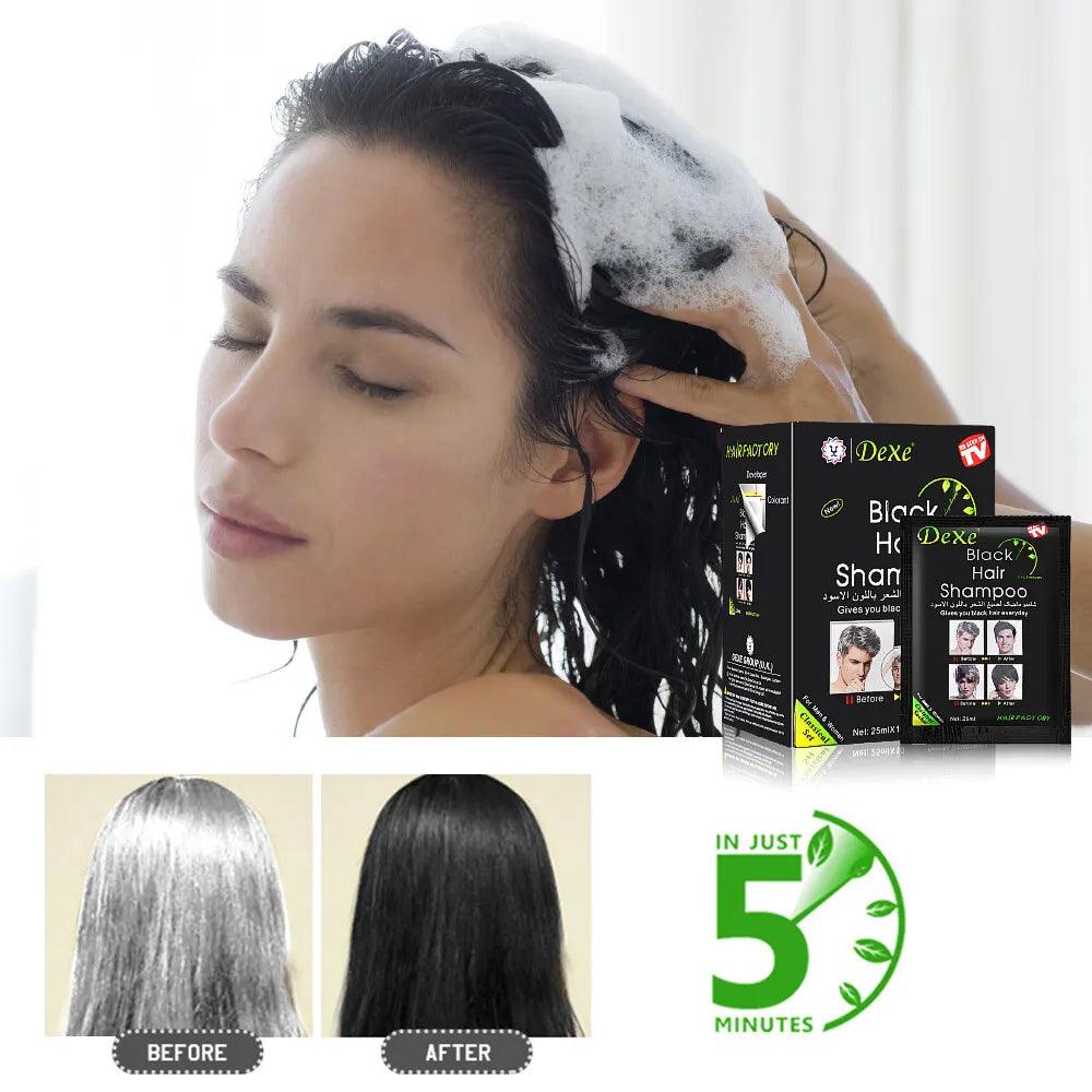 BlackMiracle - Cabello negro brillante  en 5 minutos